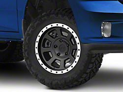 Rovos Wheels Kalahari Matte Black with Machined Lip 5-Lug Wheel; 17x9; -6mm Offset (09-18 RAM 1500)