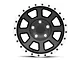 Rovos Wheels Kalahari Matte Black with Machined Lip 5-Lug Wheel; 17x9; -6mm Offset (09-18 RAM 1500)