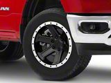 Rovos Wheels Tenere Matte Black with Machined Lip 6-Lug Wheel; 18x9; -9mm Offset (19-25 RAM 1500)