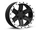 Rovos Wheels Tenere Satin Black 6-Lug Wheel; 17x8.5; 0mm Offset (19-23 Ranger)