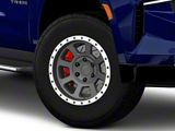Rovos Wheels Kalahari Charcoal with Machined Lip 6-Lug Wheel; 18x9; -6mm Offset (21-26 Tahoe)