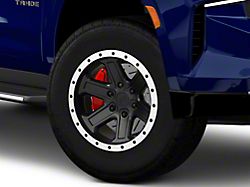 Rovos Wheels Tenere Matte Black with Machined Lip 6-Lug Wheel; 18x9; -9mm Offset (21-24 Tahoe)