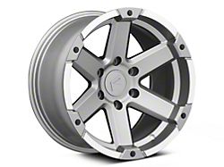 Rovos Wheels Danakil Charcoal with Machined Lip 6-Lug Wheel; 17x9; -6mm Offset (21-24 Yukon)