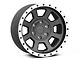 Rovos Wheels Kalahari Charcoal with Machined Lip 6-Lug Wheel; 17x9; -6mm Offset (21-24 Yukon)
