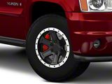 Rovos Wheels Tenere Matte Black with Machined Lip 6-Lug Wheel; 17x9; -15mm Offset (07-14 Yukon)