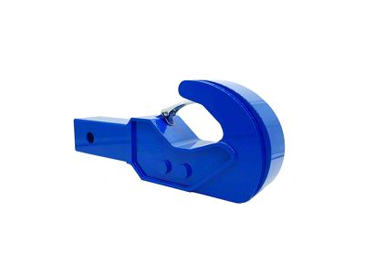 Royal Hooks 2-Inch Receiver Hitch Tow Hook; Blue (Universal; Some Adaptation May Be Required)