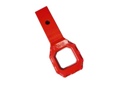 Royal Hooks 2-Inch Receiver Enhanced Hitch Tow Hook; Red (Universal; Some Adaptation May Be Required)