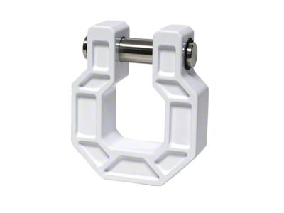 Royal Hooks Aluminum Royal Show Shackle; White