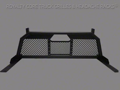 Royalty Core RC88 Billet Headached Rack with Diamond Mesh; Satin Black (04-14 F-150 Styleside)