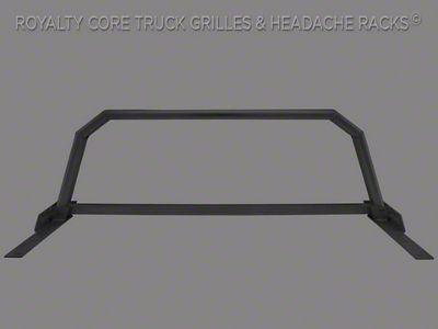 Royalty Core RC88S Sport Billet Headache Rack; Satin Black (15-25 F-150)