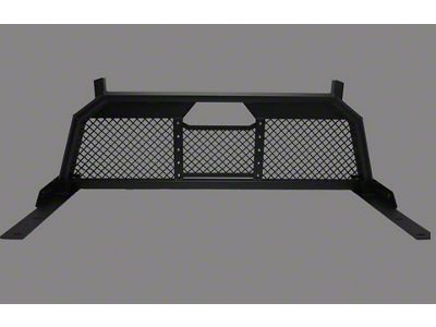 Royalty Core RC88 Billet Headached Rack with Diamond Mesh; Satin Black (17-24 F-250 Super Duty)