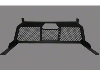 Royalty Core RC88 Billet Headached Rack with Diamond Mesh; Satin Black (17-25 F-350 Super Duty)