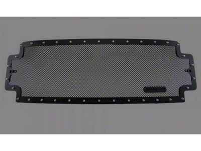 Royalty Core RCR Race Line Upper Replacement Grille; Satin Black (17-19 F-350 Super Duty w/ Forward Facing Camera)