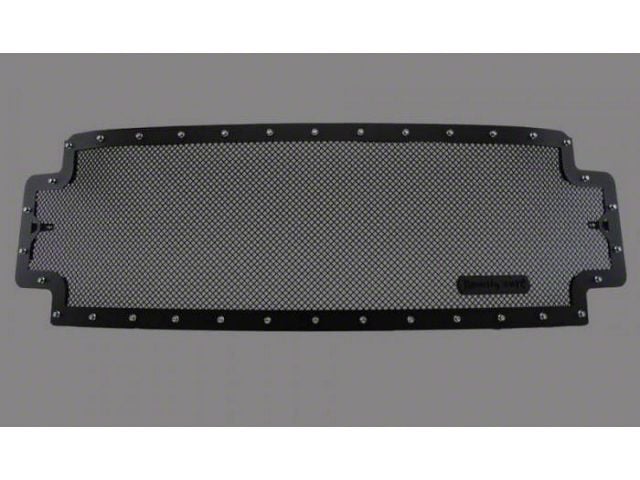 Royalty Core RCR Race Line Upper Replacement Grille; Satin Black (17-19 F-350 Super Duty w/ Forward Facing Camera)