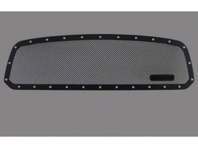 Royalty Core RCR Race Line Upper Grille Insert; Satin Black (19-24 RAM 1500 Laramie Longhorn, Limited)