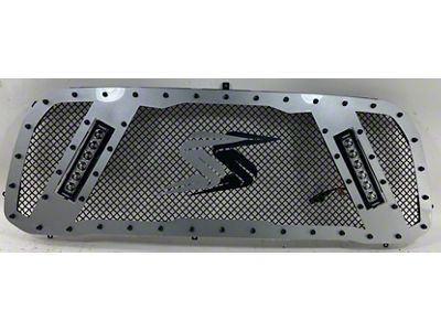 Royalty Core RCX Explosive Dual LED Upper Replacement Grille; Gloss Black (19-24 RAM 2500)