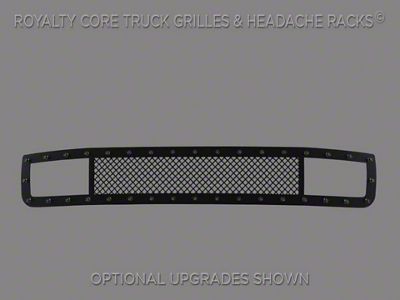 Royalty Core Lower Bumper Grille Insert; Gloss Black (11-14 Sierra Denali 2500 HD)