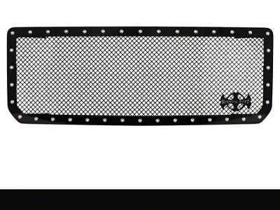 Royalty Core RC1 Classic Upper Grille Insert; Gloss Black (15-19 Sierra 2500 HD)