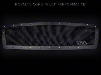 Royalty Core RCR Race Line Upper Grille Insert; Satin Black (07-14 Tahoe)