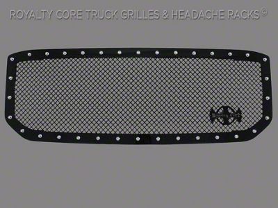 Royalty Core RC1 Classic Upper Grille Insert; Gloss Black (15-20 Yukon)