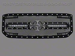 Royalty Core RC2X X-Treme Dual LED Upper Grille Insert; Gloss Black (15-20 Yukon)