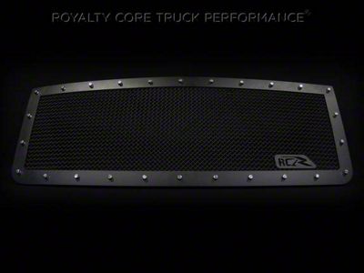 Royalty Core RCR Race Line Upper Grille Insert; Satin Black (07-14 Yukon)