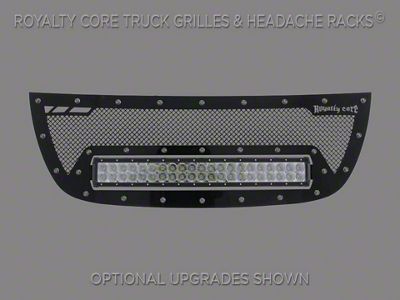 Royalty Core RCRX LED Race Line Upper Grille Insert; Satin Black (07-14 Yukon)