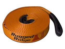 Rugged Ridge 4-Inch x 30-Foot Recovery Strap; 40,000 lb. 