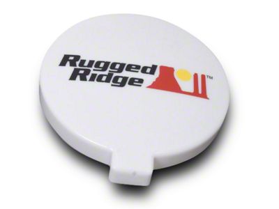 Rugged Ridge 6-Inch HID Off-Road Light Cover; White