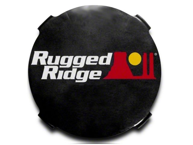Rugged Ridge 7-Inch Halogen Off-Road Light Covers; Black