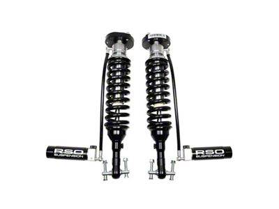 RSO Suspension 2.5 Adjustable Compression and Rebound Remote Reservoir Front Coil-Overs for 0 to 3-Inch Lift (15-20 F-150, Excluding Raptor)