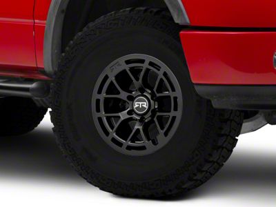 RTR Tech 6 Satin Black 6-Lug Wheel; 17x9; 18mm Offset (04-08 F-150)