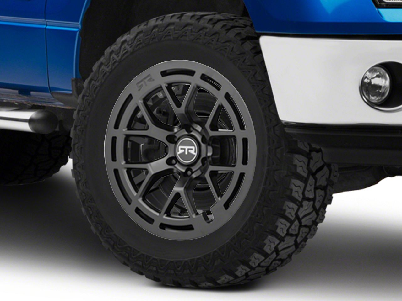 F150 Rtr Tech6 RTR F-150 Tech 6 Satin Black 6-Lug Wheel; 20x9; 0mm Offset A235832 (09 ...