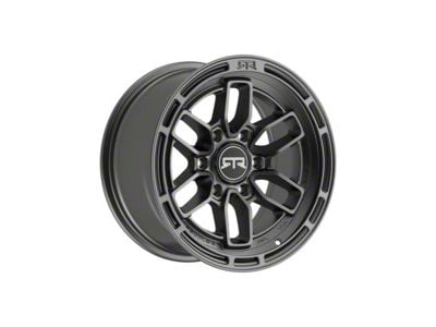 RTR EVO 6 Satin Black 6-Lug Wheel; 17x9; 0mm Offset (24-25 Ranger)