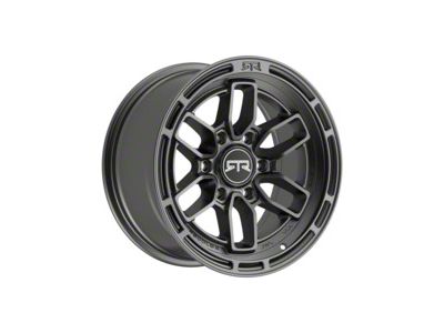 RTR EVO 6 Satin Black 6-Lug Wheel; 17x9; 30mm Offset (24-25 Ranger)