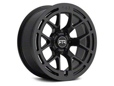 RTR EVO 6 Satin Black 6-Lug Wheel; 18x9; 30mm Offset (24-25 Ranger)