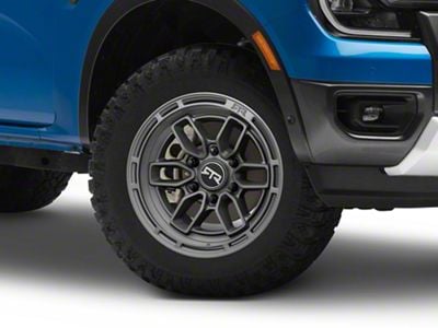 RTR EVO 6 Satin Charcoal 6-Lug Wheel; 18x9; 30mm Offset (24-25 Ranger)