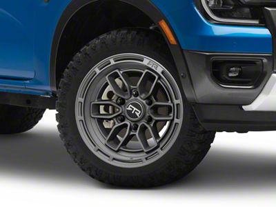RTR EVO 6 Satin Charcoal 6-Lug Wheel; 20x9; 0mm Offset (24-25 Ranger)