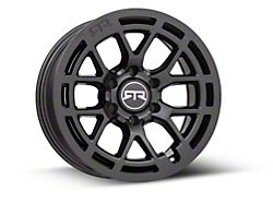 RTR Tech 6 Satin Black 6-Lug Wheel; 17x9; 0mm Offset (24-26 Ranger)