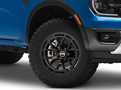 RTR Tech 6 Satin Black 6-Lug Wheel; 17x9; 0mm Offset (24-26 Ranger)