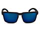 RTR VGRJ Signature Sunglasses; Black/Blue Triangles