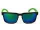 RTR VGRJ Signature Sunglasses; Green/Black/Green