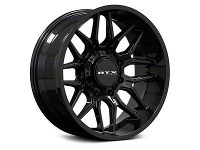 RTX Offroad Wheels Claw Gloss Black 8-Lug Wheel; 20x10; -18mm Offset (03-09 RAM 2500)
