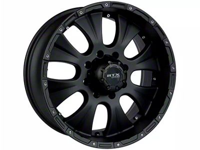 RTX Offroad Wheels Crawler Matte Black 8-Lug Wheel; 17x8; 20mm Offset (03-09 RAM 2500)