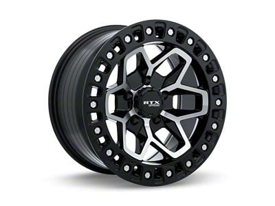 RTX Offroad Wheels Zion Gloss Black Machined 6-Lug Wheel; 18x9; 0mm Offset (04-08 F-150)