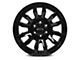 RTX Offroad Wheels Patton Gloss Black 8-Lug Wheel; 18x9; 18mm Offset (11-14 Sierra 2500 HD)