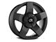 RTX Offroad Wheels Thunder Matte Black 8-Lug Wheel; 17x8; 10mm Offset (11-14 Sierra 2500 HD)