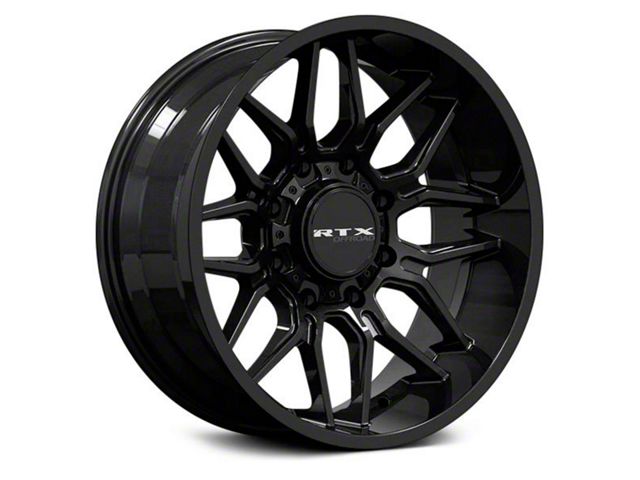 RTX Offroad Wheels Claw Gloss Black 8-Lug Wheel; 20x9; 0mm Offset (11-14 Sierra 3500 HD SRW)