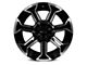 RTX Offroad Wheels Peak Gloss Black Machined 8-Lug Wheel; 20x9; 18mm Offset (11-14 Sierra 3500 HD SRW)