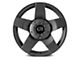 RTX Offroad Wheels Thunder Matte Black 8-Lug Wheel; 17x8; 10mm Offset (11-14 Sierra 3500 HD SRW)